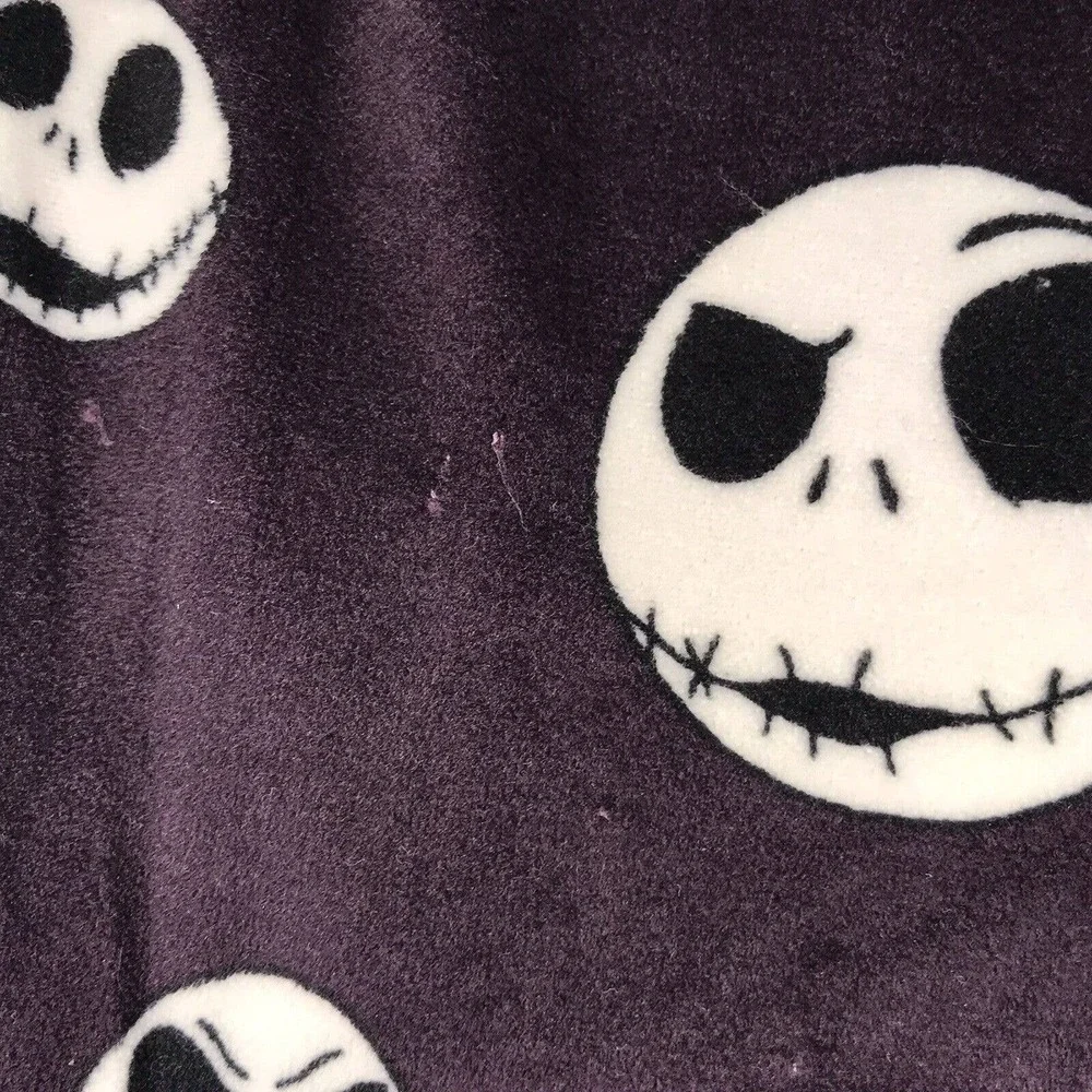Nightmare‎ Before Christmas Jack Lounge Plush Dark Purple pants 16/18